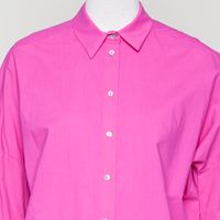 Lemon blouse magenta pink