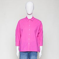 Lemon blouse magenta pink