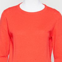 Halbarmpullover GOTS rot