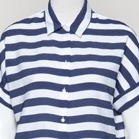 Citamm blau weiss gestreift