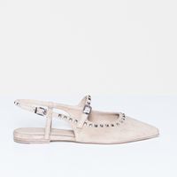 Greta Suede nuts/silver