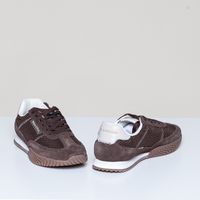 Leather Group Gold Sneaker burnt coffee