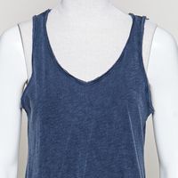 Maxi Tank Dress-Vintage Blue