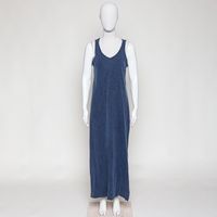 Maxi Tank Dress-Vintage Blue