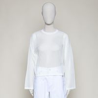 Lia Luna Knit Cotton Mix weiss