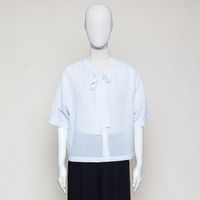 Mercedes blouse blue stripes