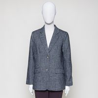 Jeff Jacket hellgrauer Blazer fischgrät