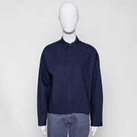 Hemdbluse dunkelblau