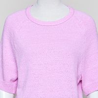 Kurzarm-Pullover regular pale bubblegum