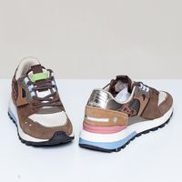 Sneaker blau, grün, oliv