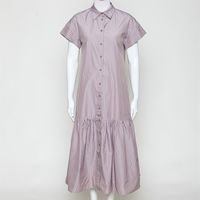 IBLGelada, gestreiftes Hemdblusenkleid