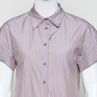 IBLGelada, gestreiftes Hemdblusenkleid