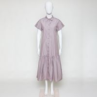 IBLGelada, gestreiftes Hemdblusenkleid