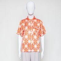 Baylo, orange-bunte Bluse