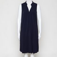 Codo Waffle, schwarzes Kleid