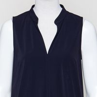 Codo Waffle, schwarzes Kleid