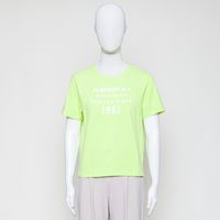 T-Shirt, lime- grün
