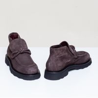 Wildlederloafer braun