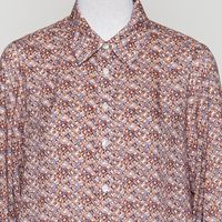 Printed relaxed-fit shirt gemustert