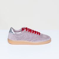 Olivia court suede rose-silver