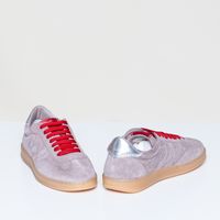 Olivia court suede rose-silver