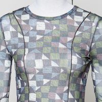 grafisch gemustertes Longsleeve