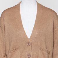 WAM Strickjacke sesam beige