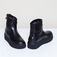 leather working Boot black