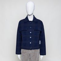 Joaalison check night sky-steel melange