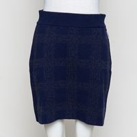 Darlaa Check night sky-steel melange