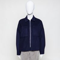 Wolljacke dunkelblau