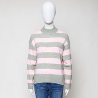 Strickpulli gestreift