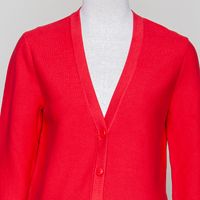 Menaal Links Cardigan mars red