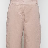 Barrel Leg Twill Pant camel