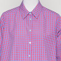 Lana blouse poppy red