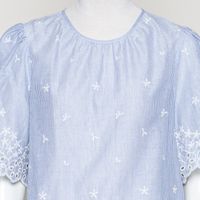 Lazare blouse blue stripes