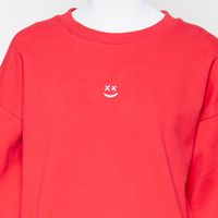 Christy Cropped Sweat Peached