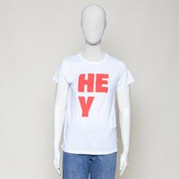 Shirt weiss roter print