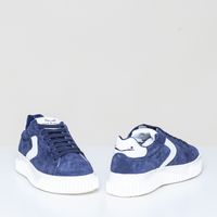 Lipari suede indigo-White