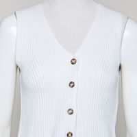 GOTS Organic DfC Strickweste regular offwhite