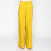 Hose mit weitem Bein grün