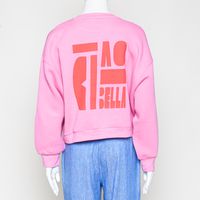 Statementsweatshirt pink