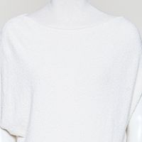 Shirt mit übers. Schulter weiss