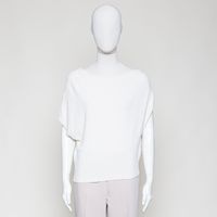 Shirt mit übers. Schulter weiss