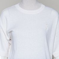 S SL Linen Blend Knit Sweater undyed