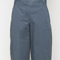 Barrel Leg Twill Pant space steel