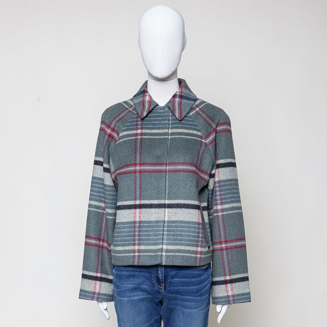 karierte Kurzjacke
