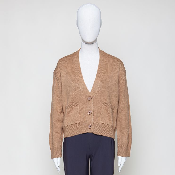 WAM Strickjacke sesam beige