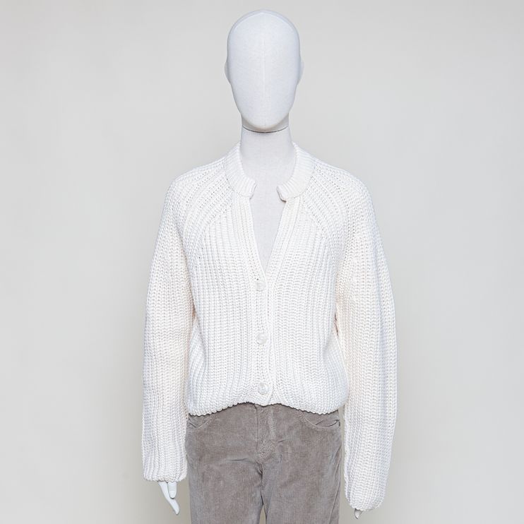 Strickjacke offwhite