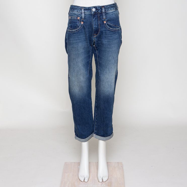 Shyra Tap Zip denim antique